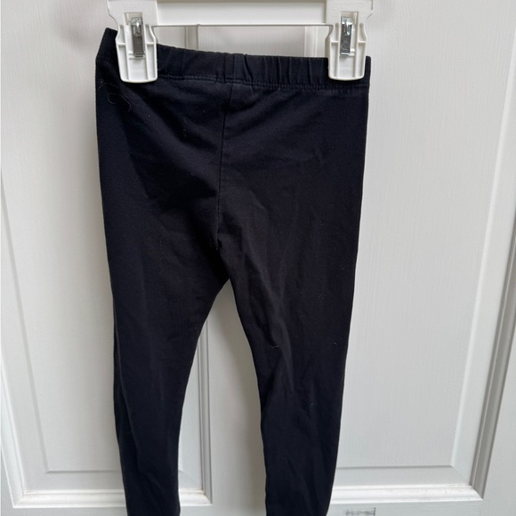 H&M 3T Girls Black Stretch Kids Leggings Pants - Picture 3 of 4